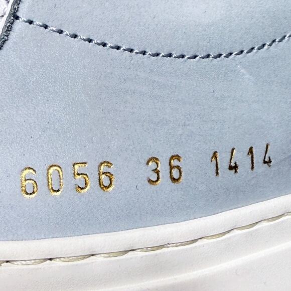 Woman By Common Projects Achilles Low Womens 36 US 6 Sneakers Shoes Light Gray - Picture 9 of 10